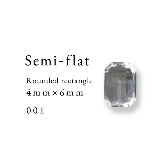 Semi-flat Rounded rectangle