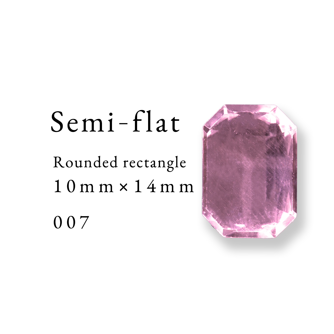Semi-flat Rounded rectangle