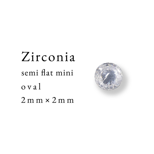 Zirconia semi flat mini