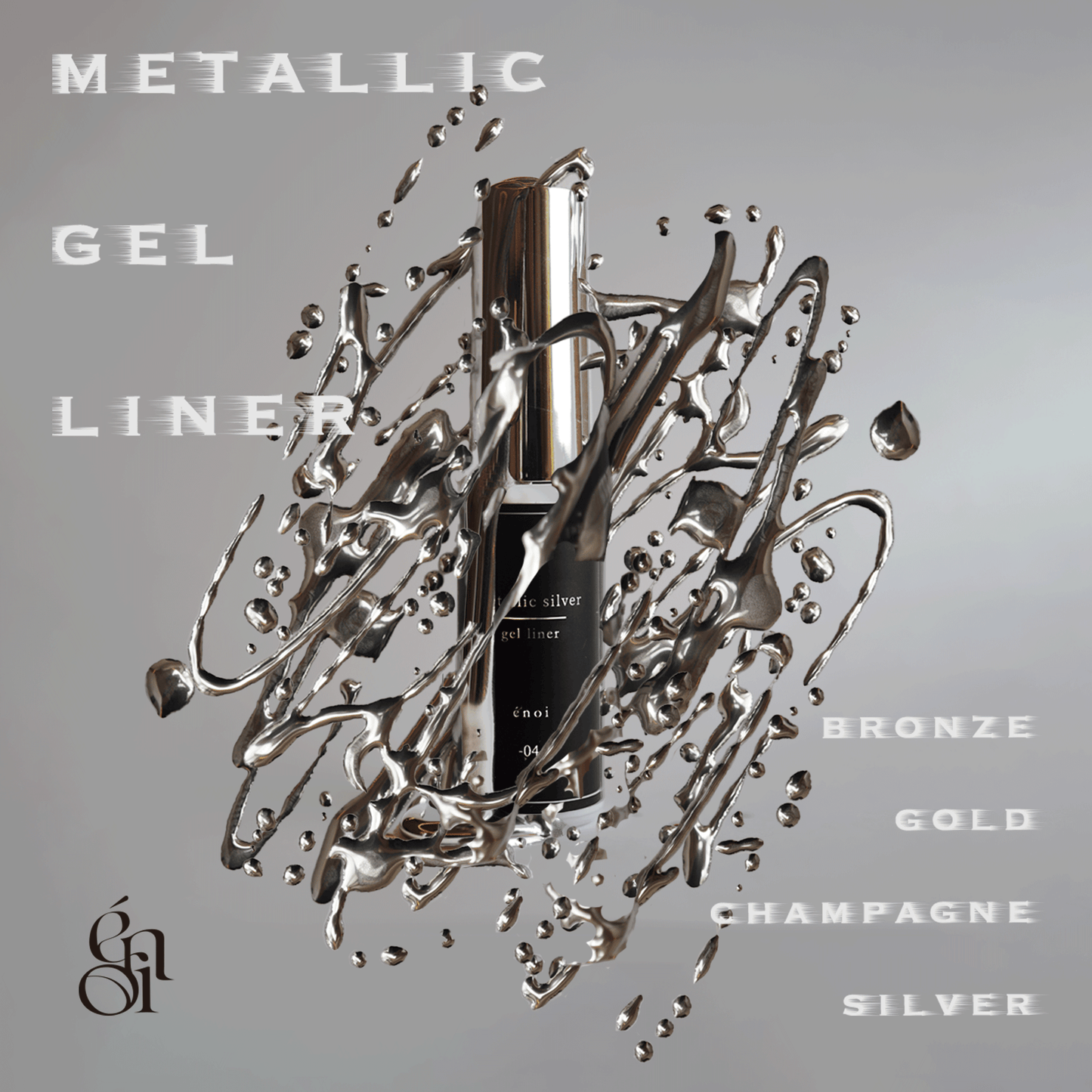 metallic gel liner