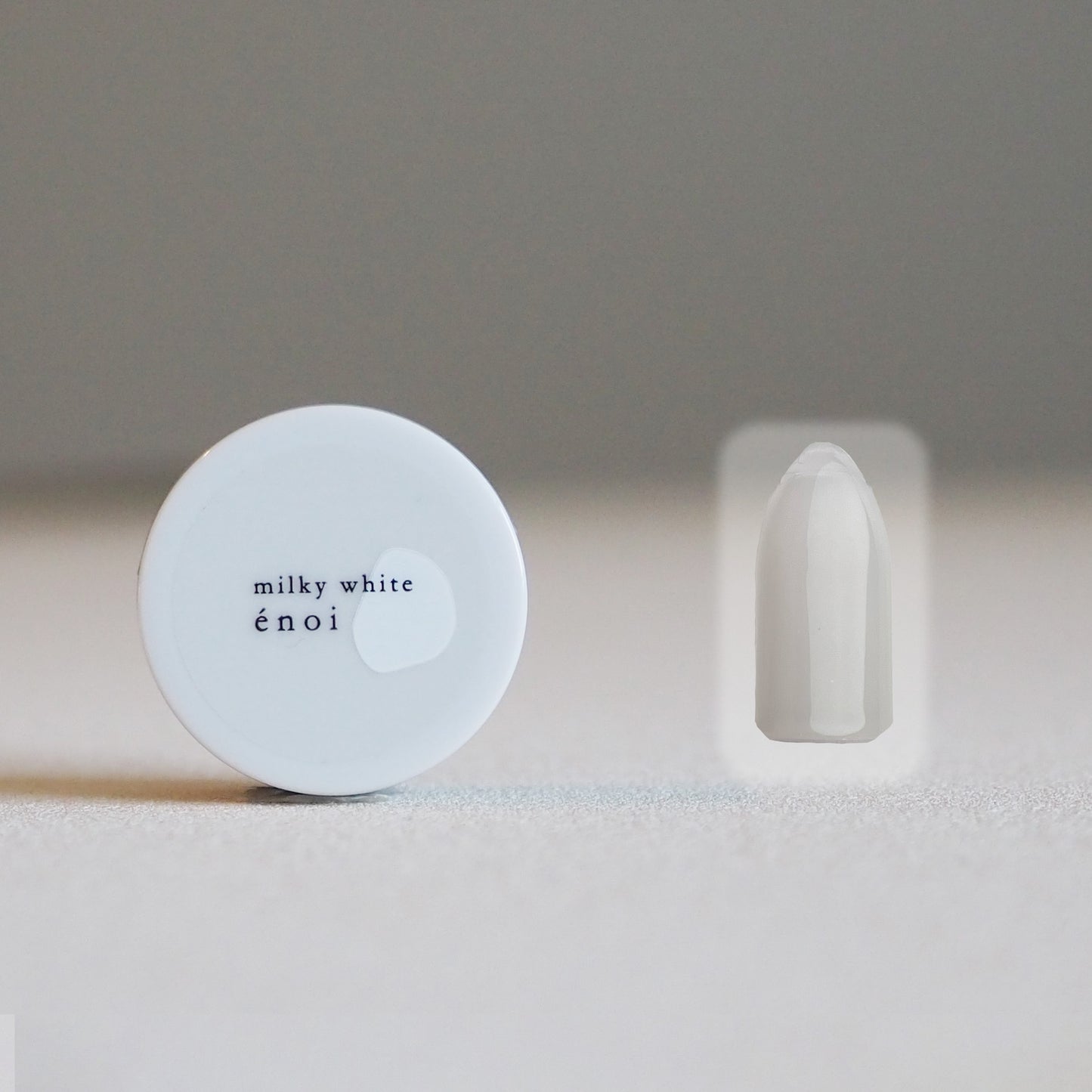 milky white