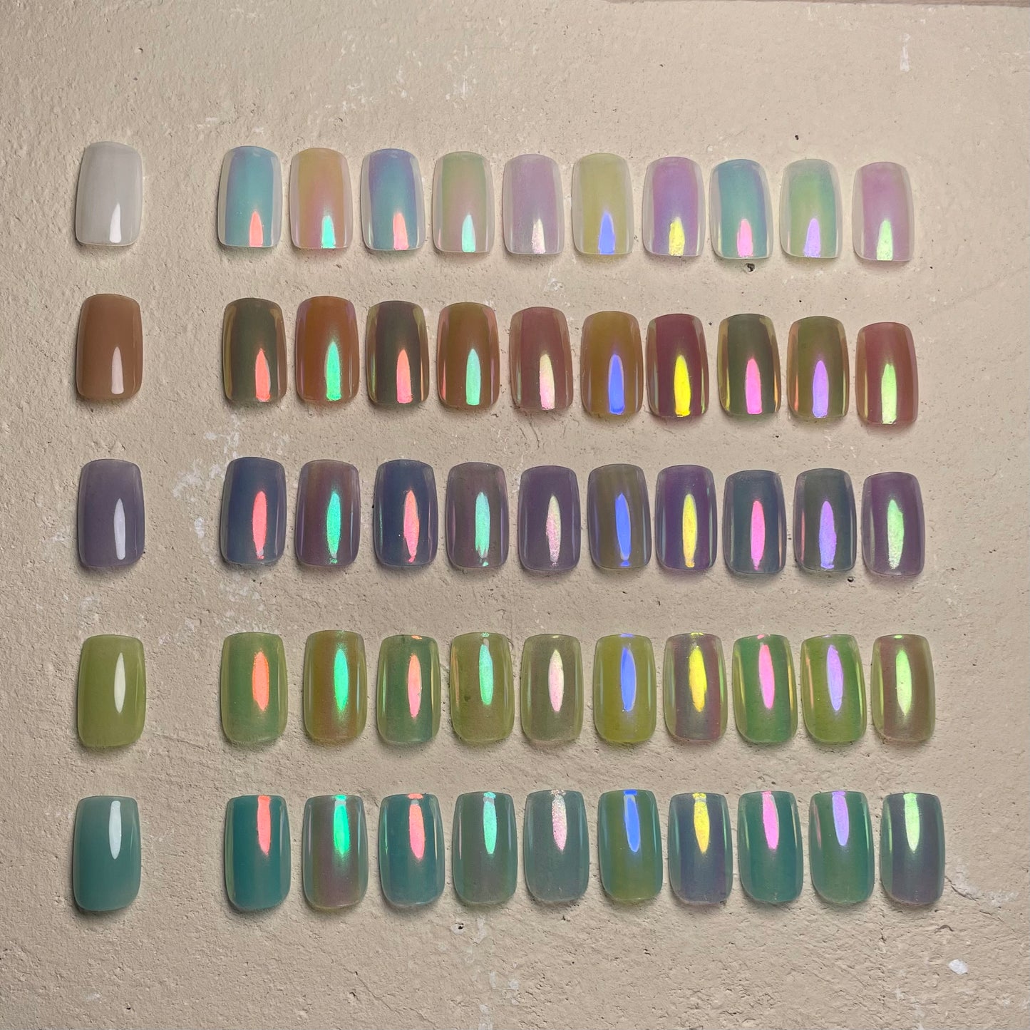 "N" series -non wipe gel colors-