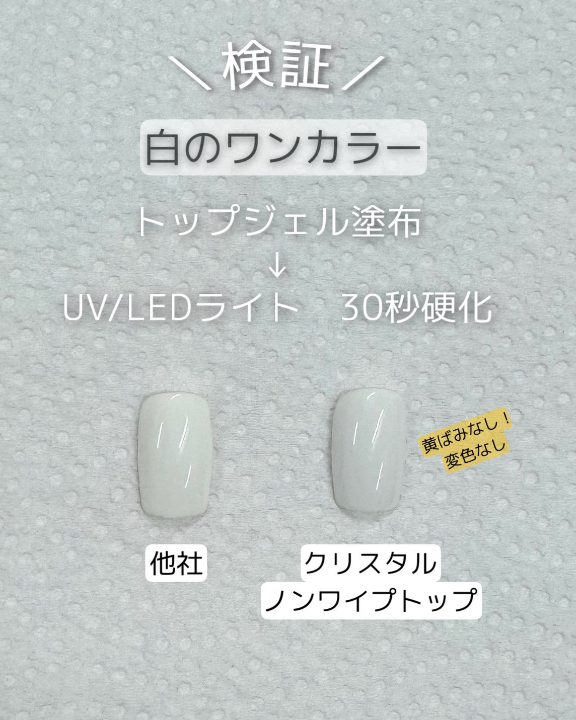 crystal nonwipe top gel