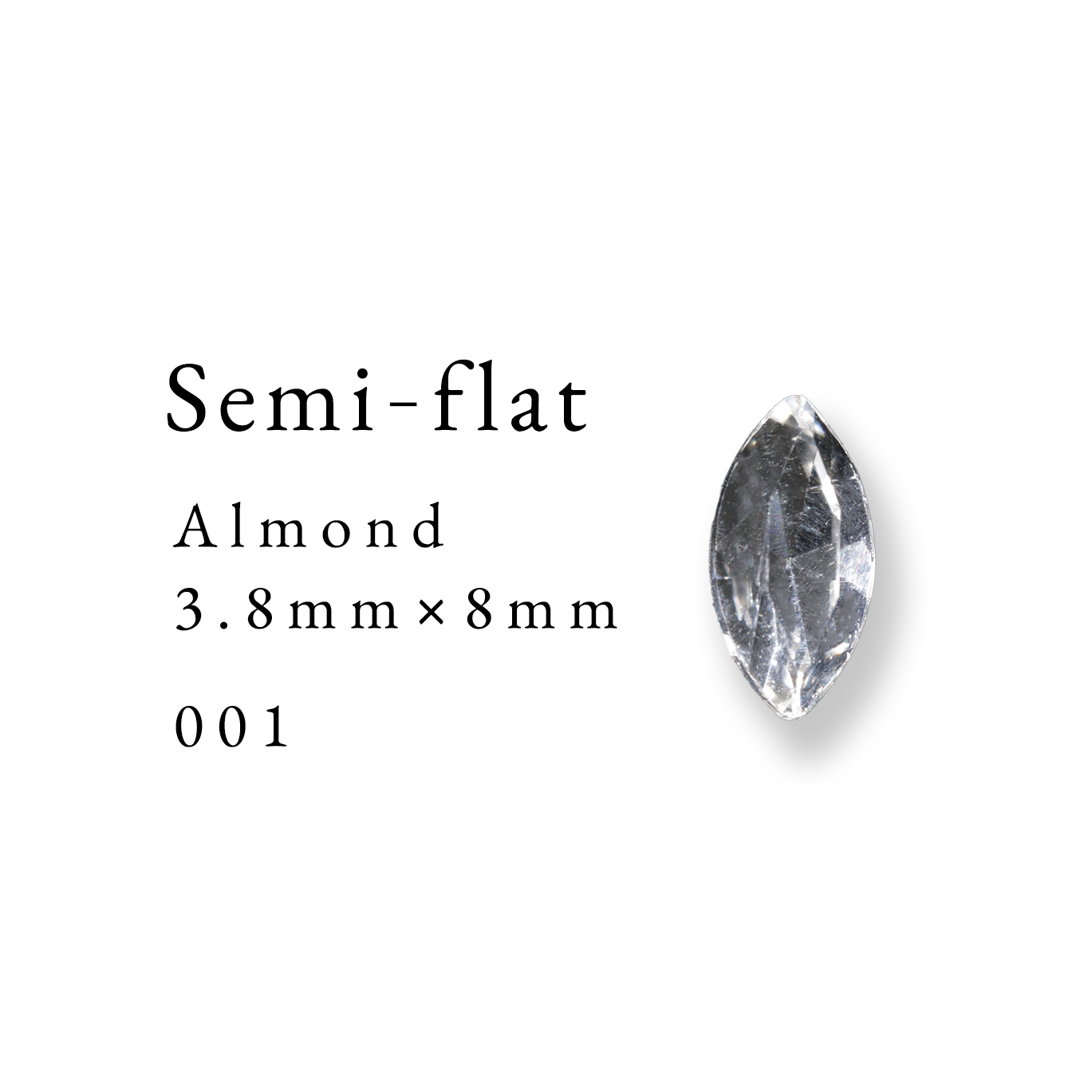 Semi-flat-Almond