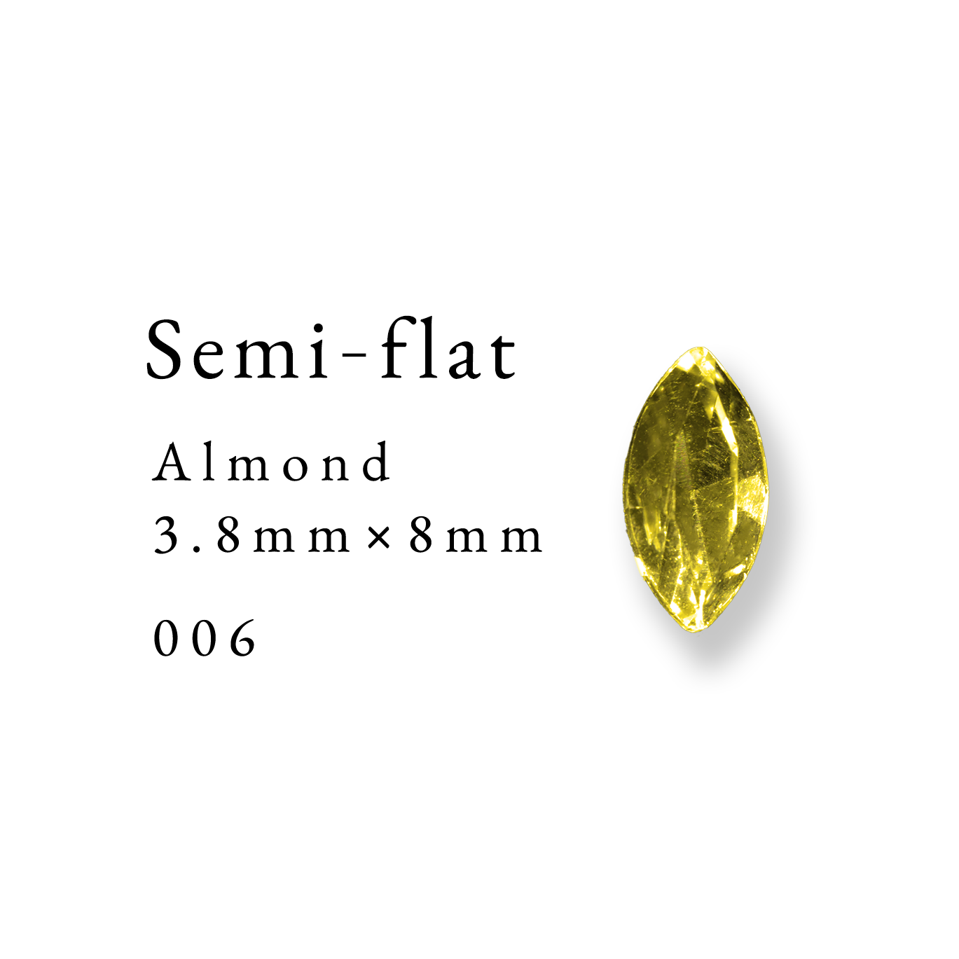 Semi-flat-Almond