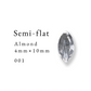 Semi-flat-Almond