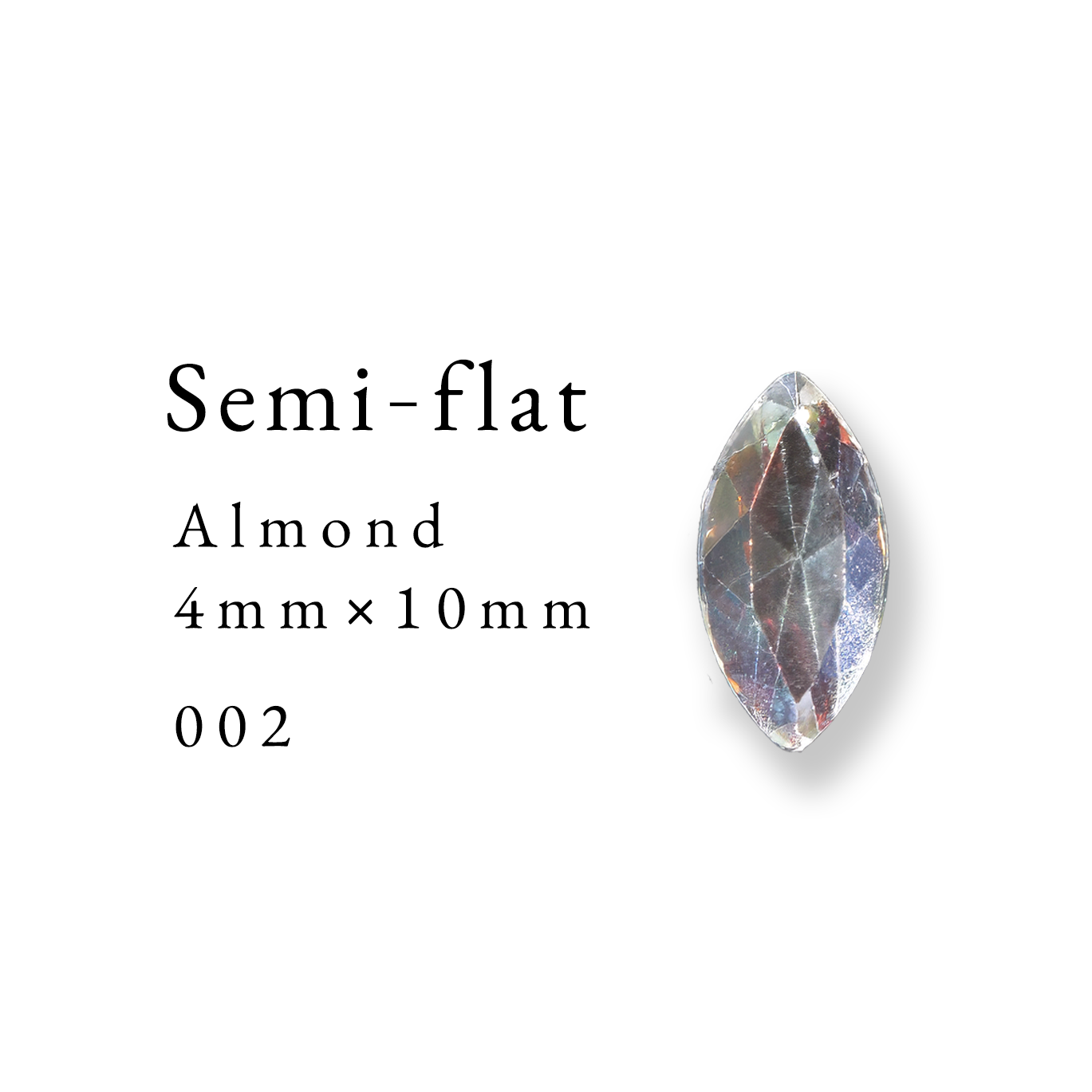 Semi-flat-Almond