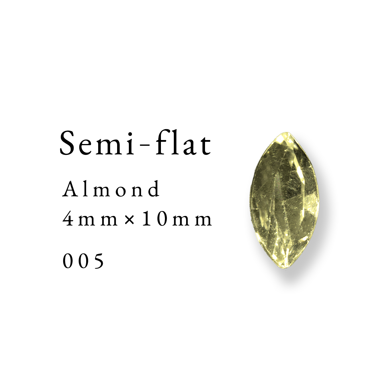 Semi-flat-Almond