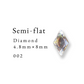 Semi-flat Diamond