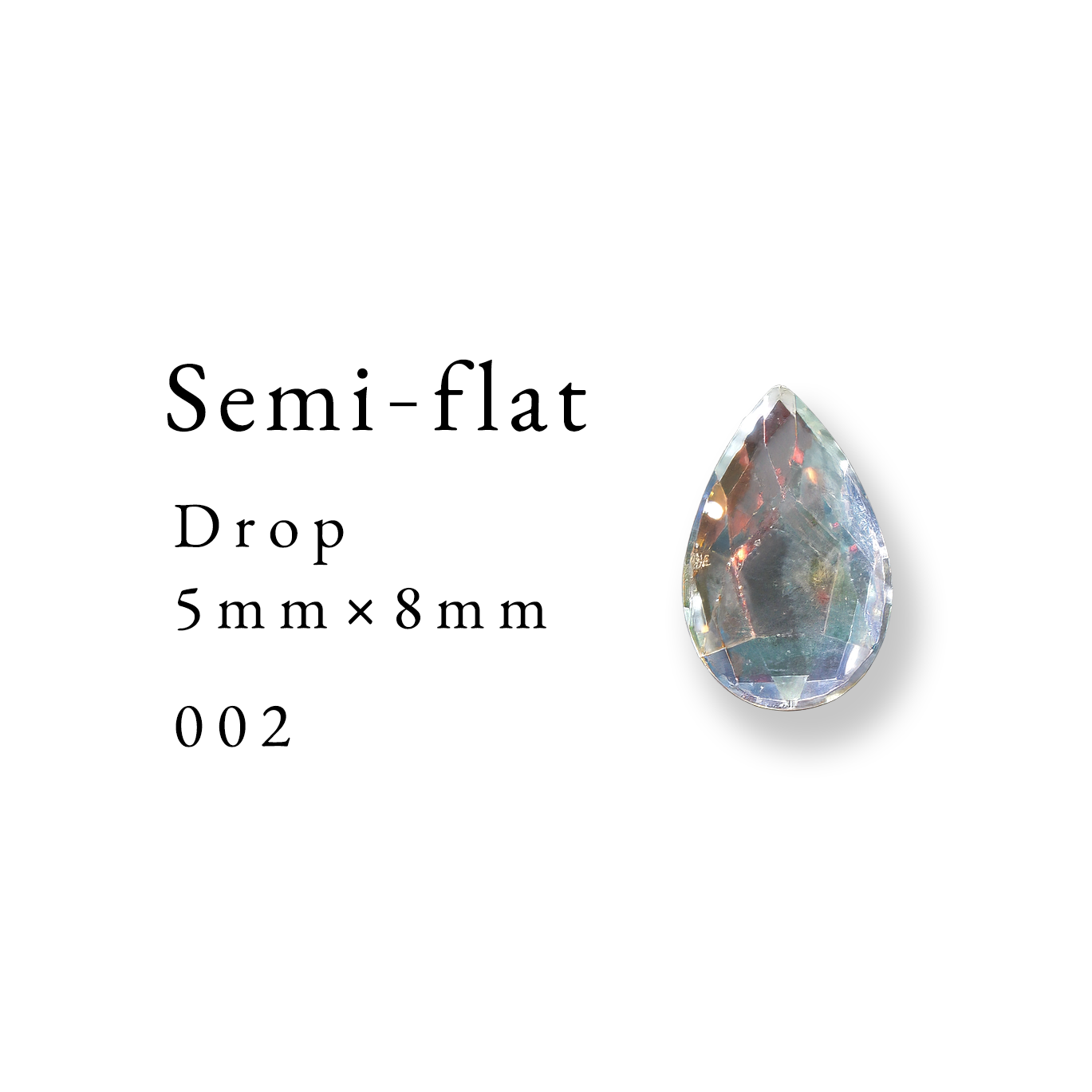 Semi-flat Drop