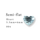 Semi-flat Heart