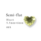 Semi-flat Heart
