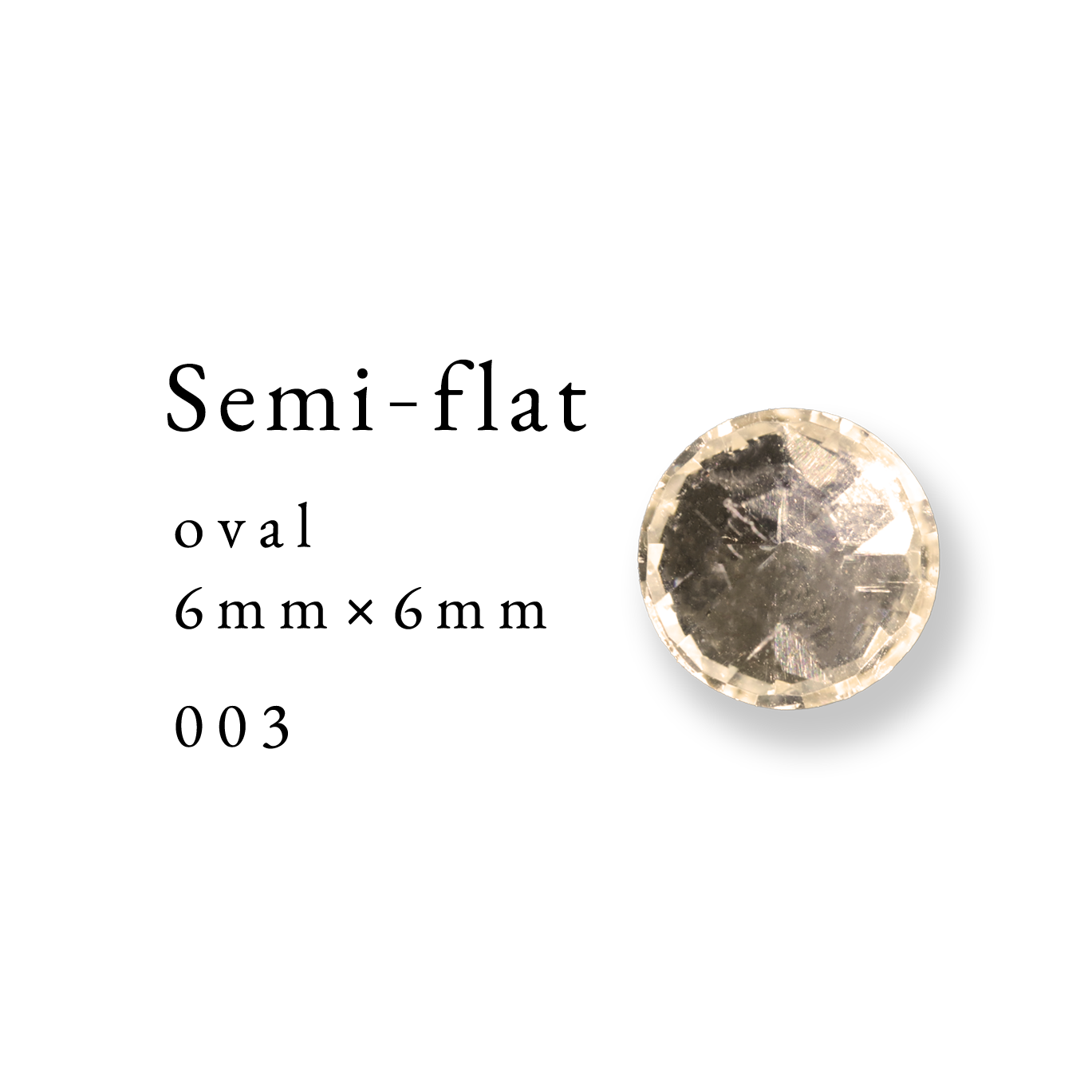 Semi-flat Oval