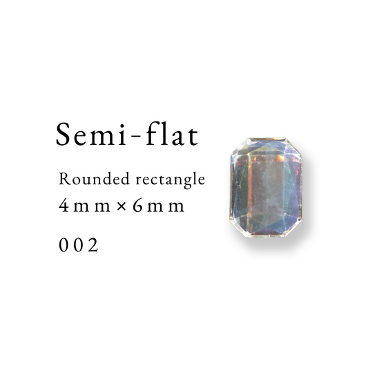 Semi-flat Rounded rectangle