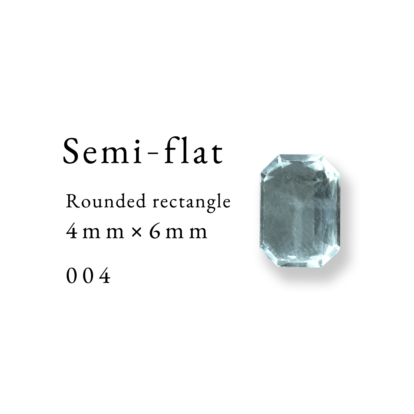 Semi-flat Rounded rectangle