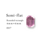 Semi-flat Rounded rectangle