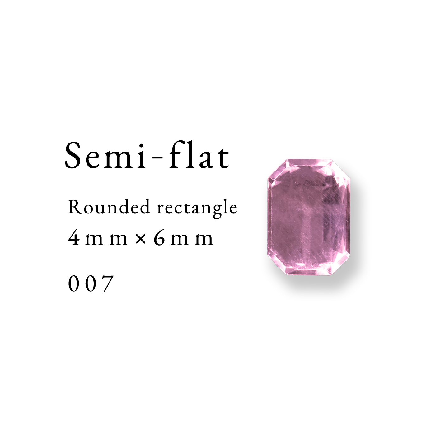 Semi-flat Rounded rectangle