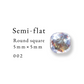 Semi-flat Round square