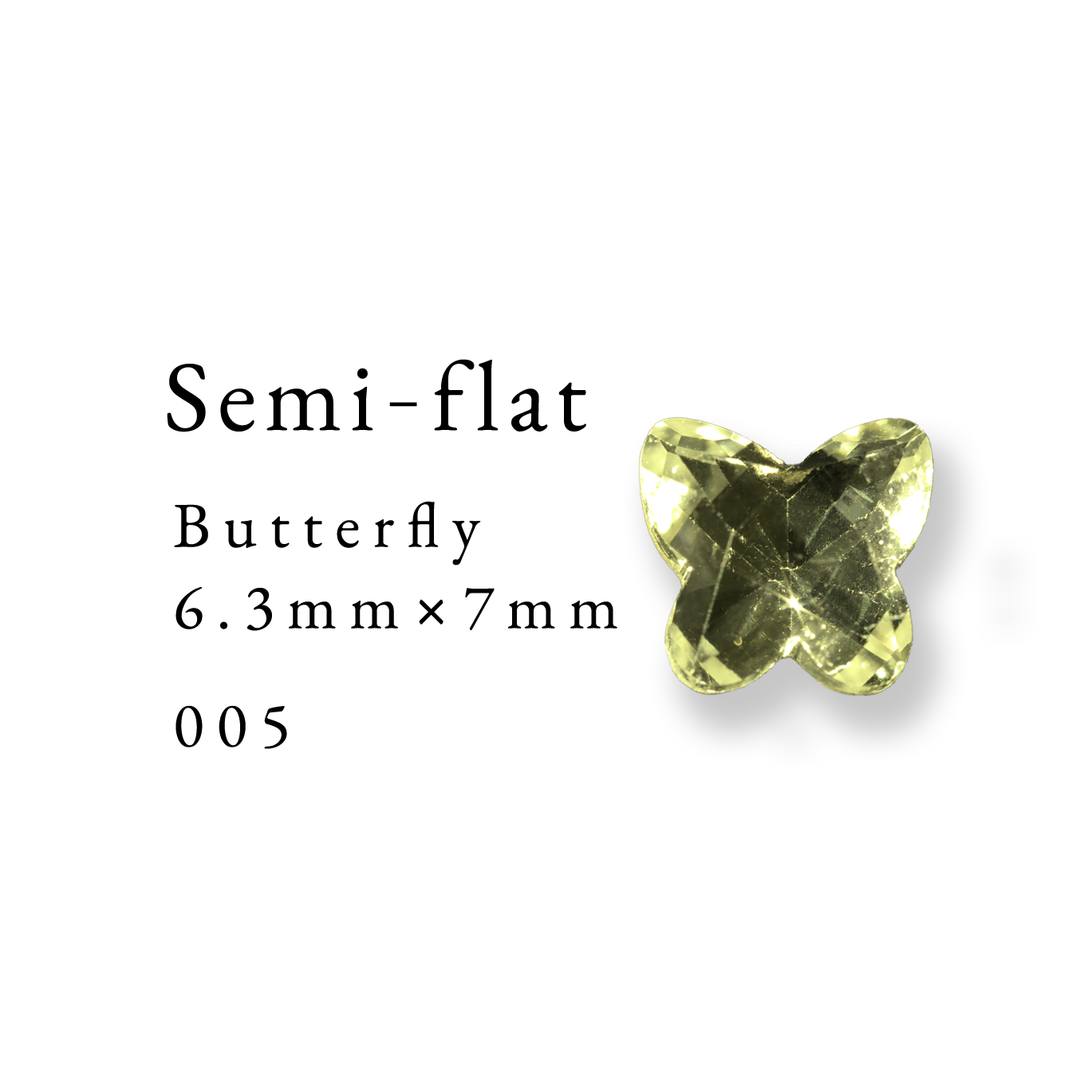 Semi-flat Butterfly