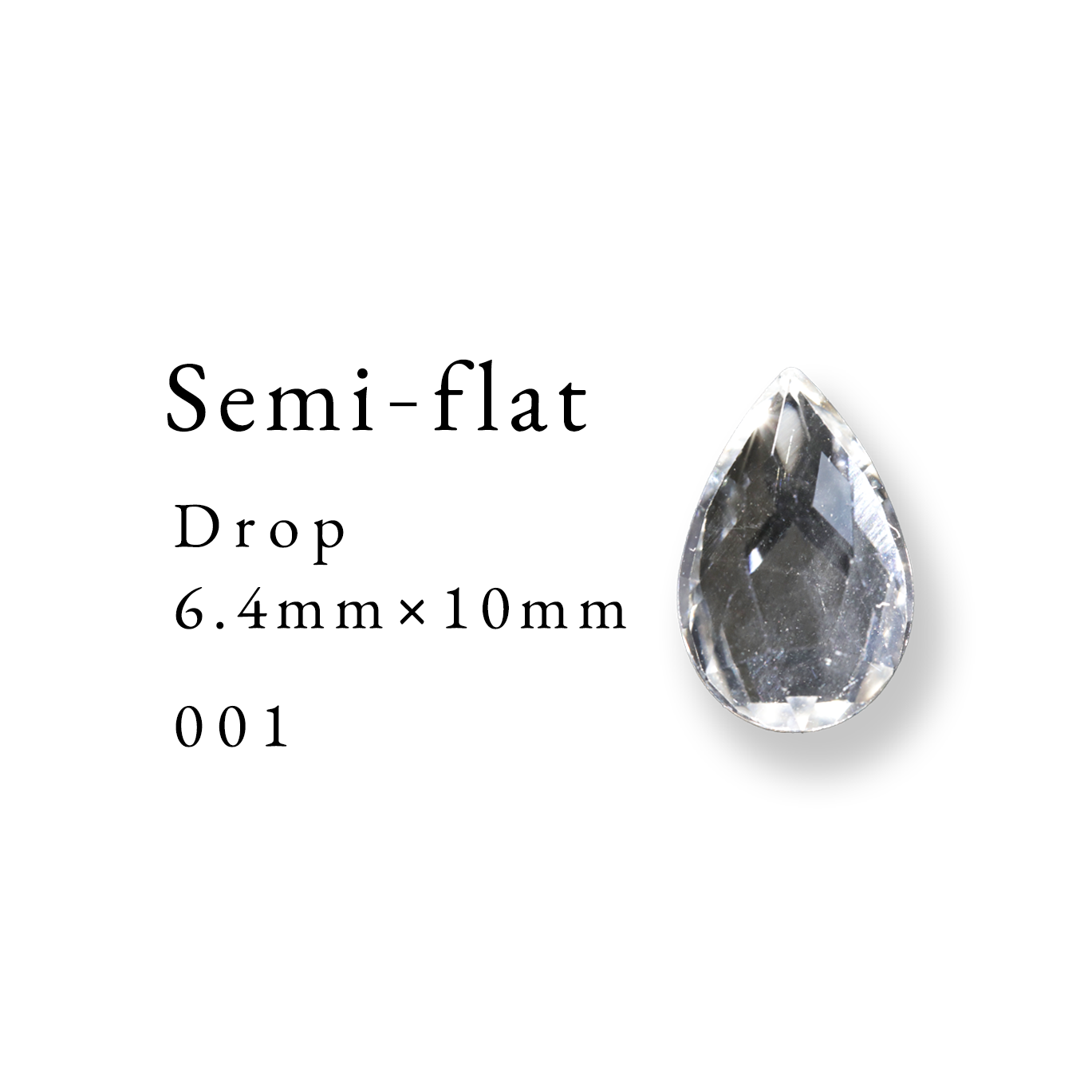 Semi-flat Drop