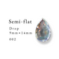 Semi-flat Drop