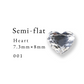 Semi-flat Heart