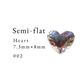 Semi-flat Heart