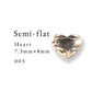 Semi-flat Heart