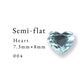 Semi-flat Heart