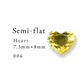 Semi-flat Heart