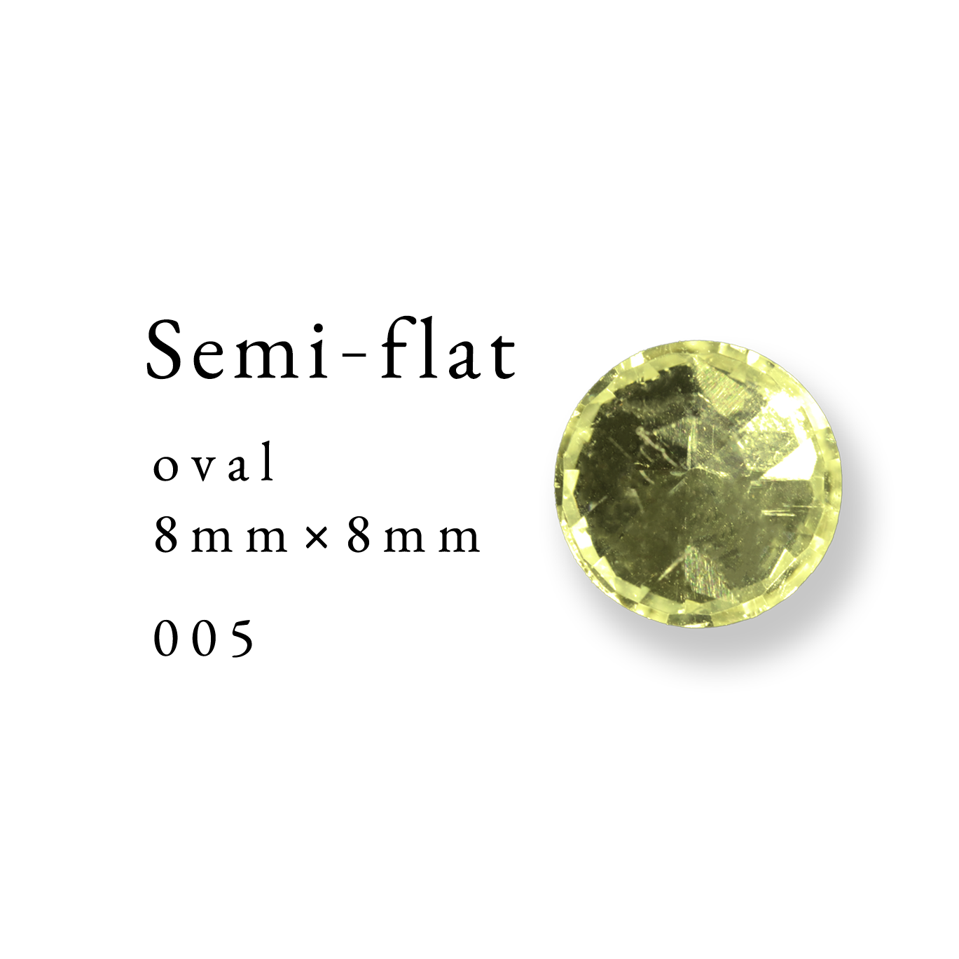 Semi-flat Oval