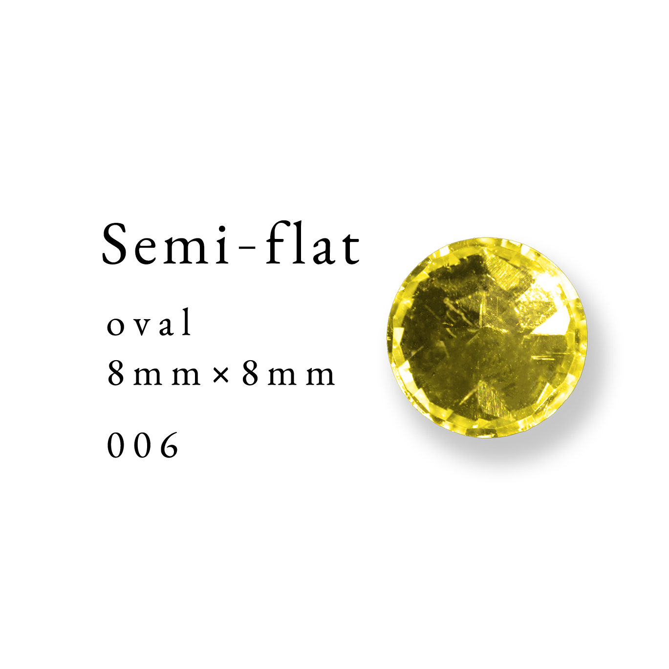 Semi-flat Oval