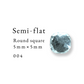 Semi-flat Round square