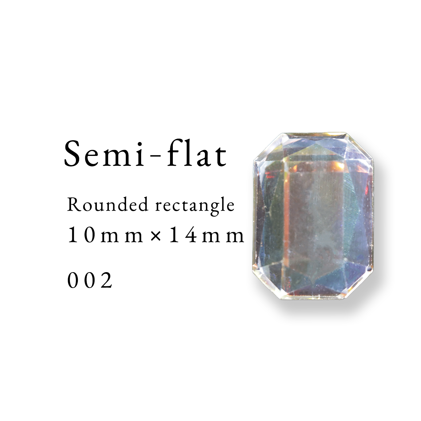 Semi-flat Rounded rectangle
