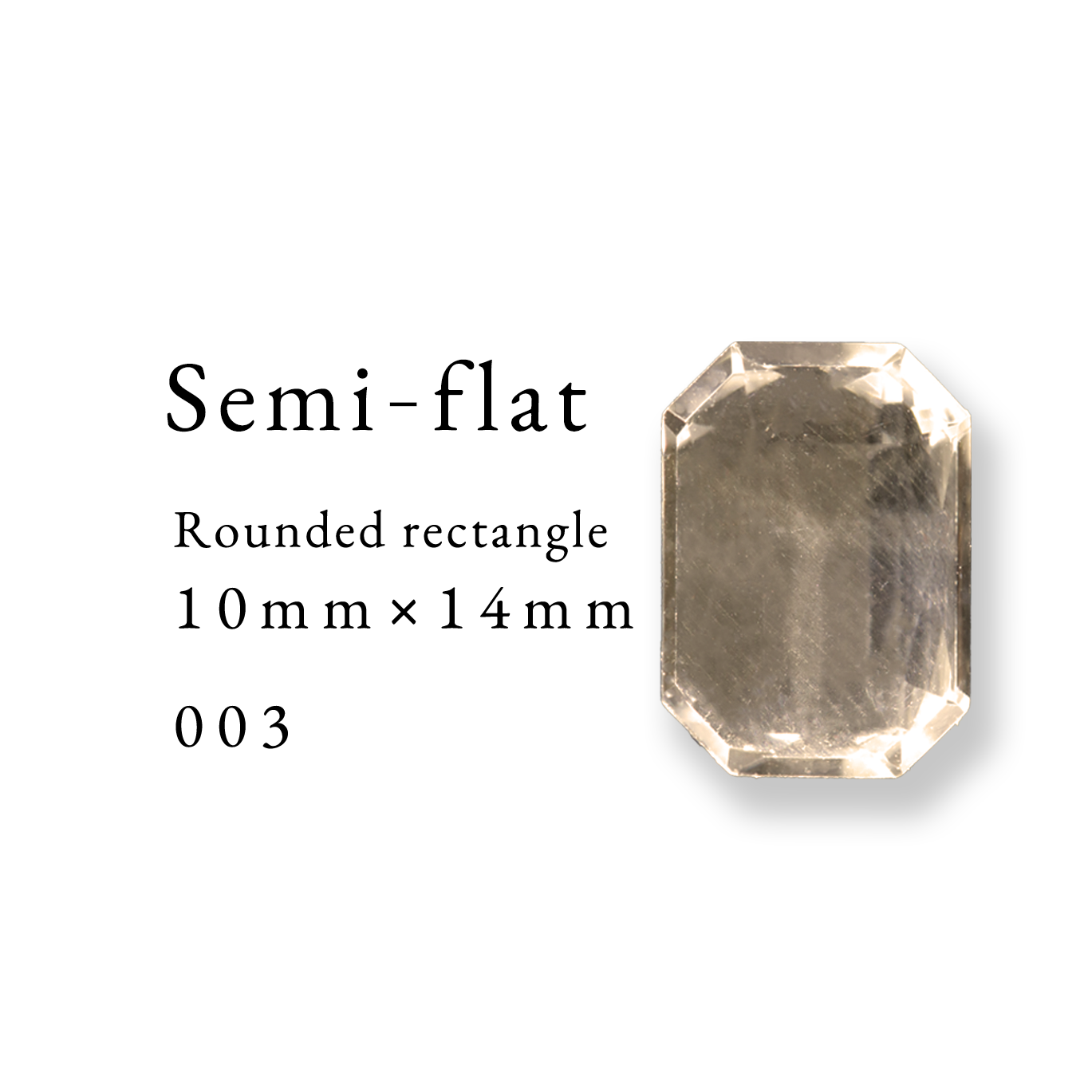 Semi-flat Rounded rectangle