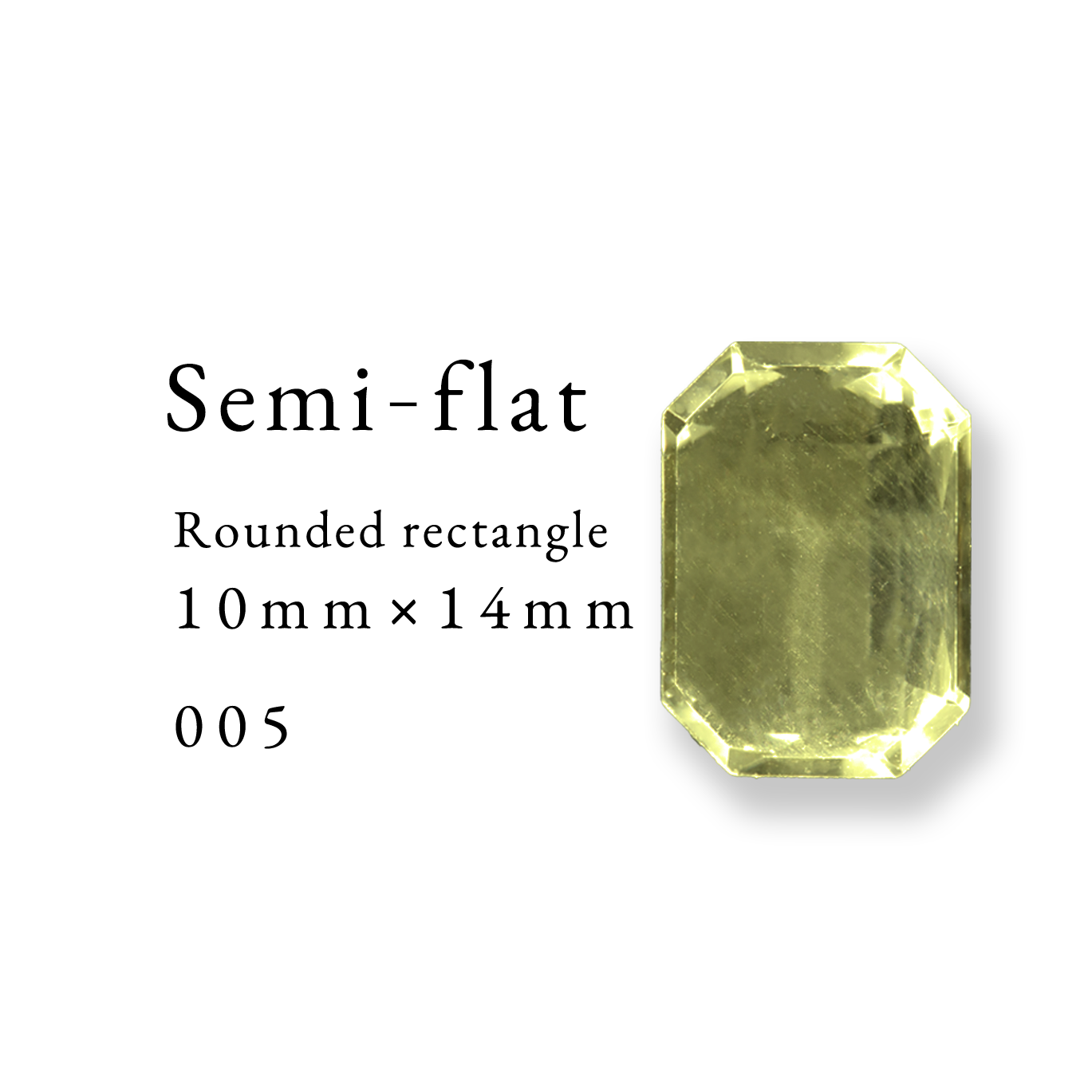 Semi-flat Rounded rectangle