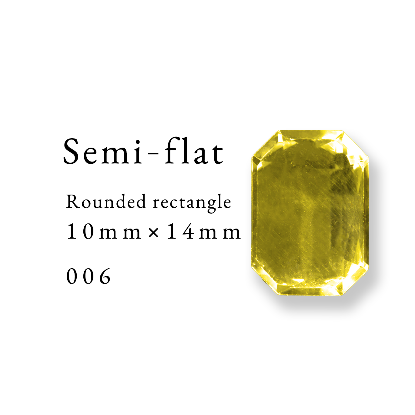 Semi-flat Rounded rectangle