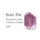 Semi-flat Rounded rectangle