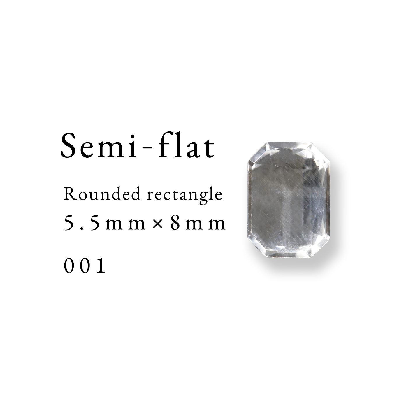 Semi-flat Rounded rectangle