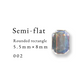 Semi-flat Rounded rectangle