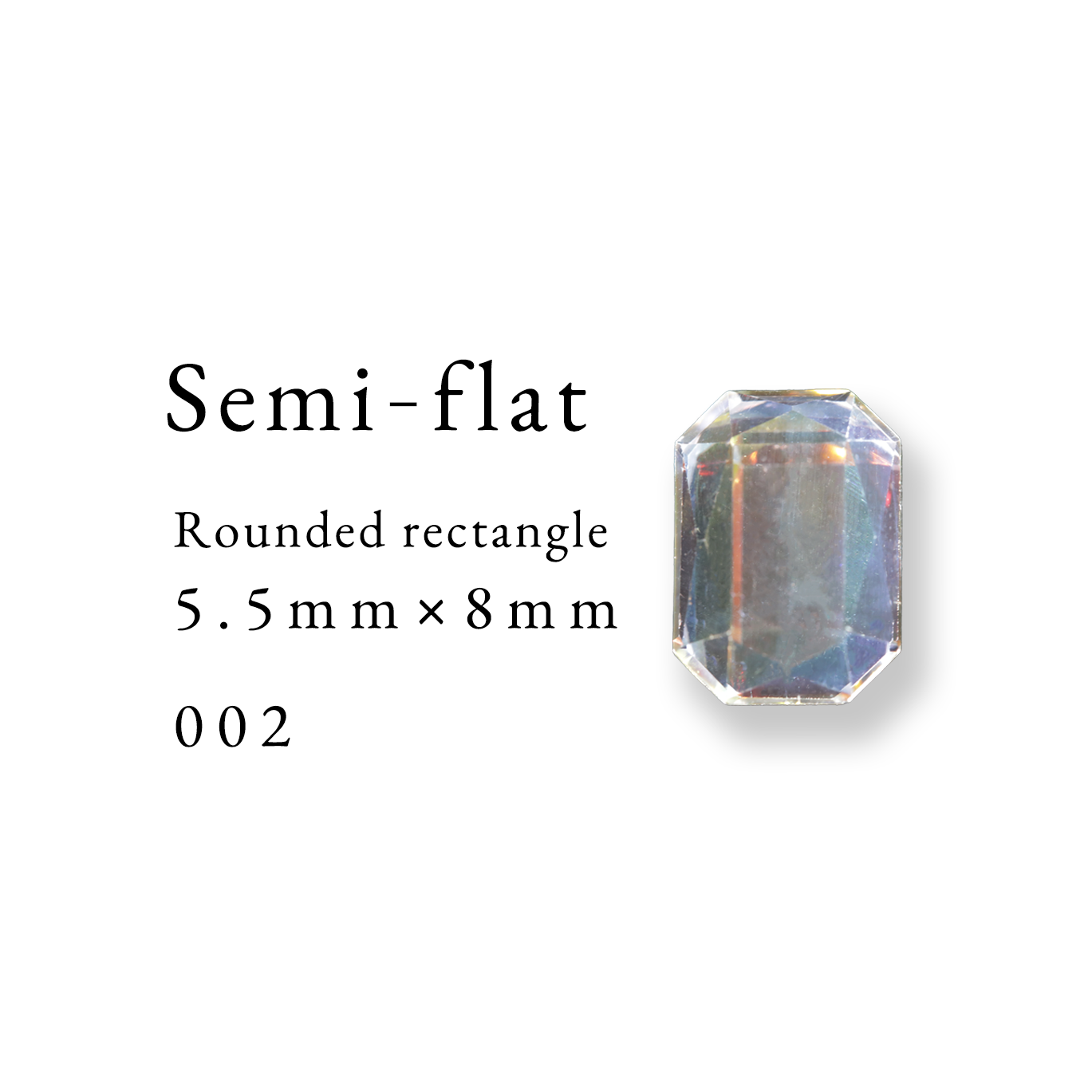 Semi-flat Rounded rectangle