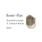 Semi-flat Rounded rectangle