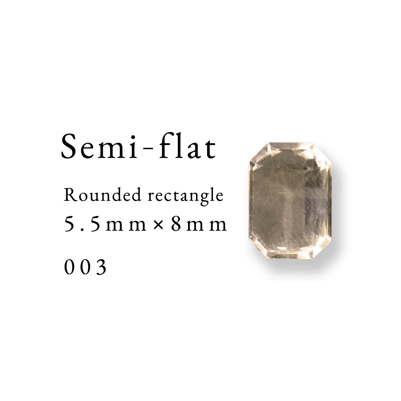 Semi-flat Rounded rectangle
