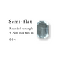 Semi-flat Rounded rectangle