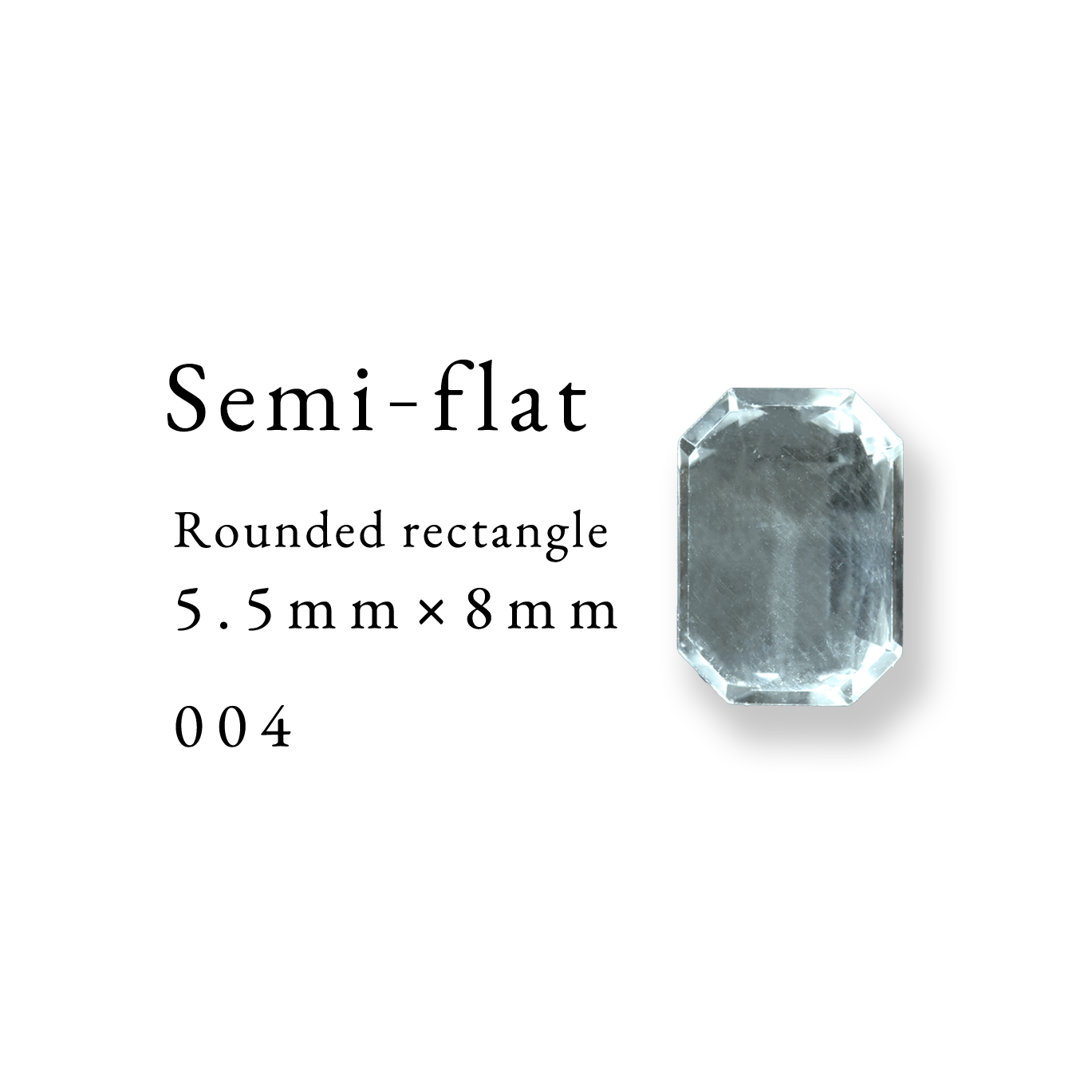 Semi-flat Rounded rectangle