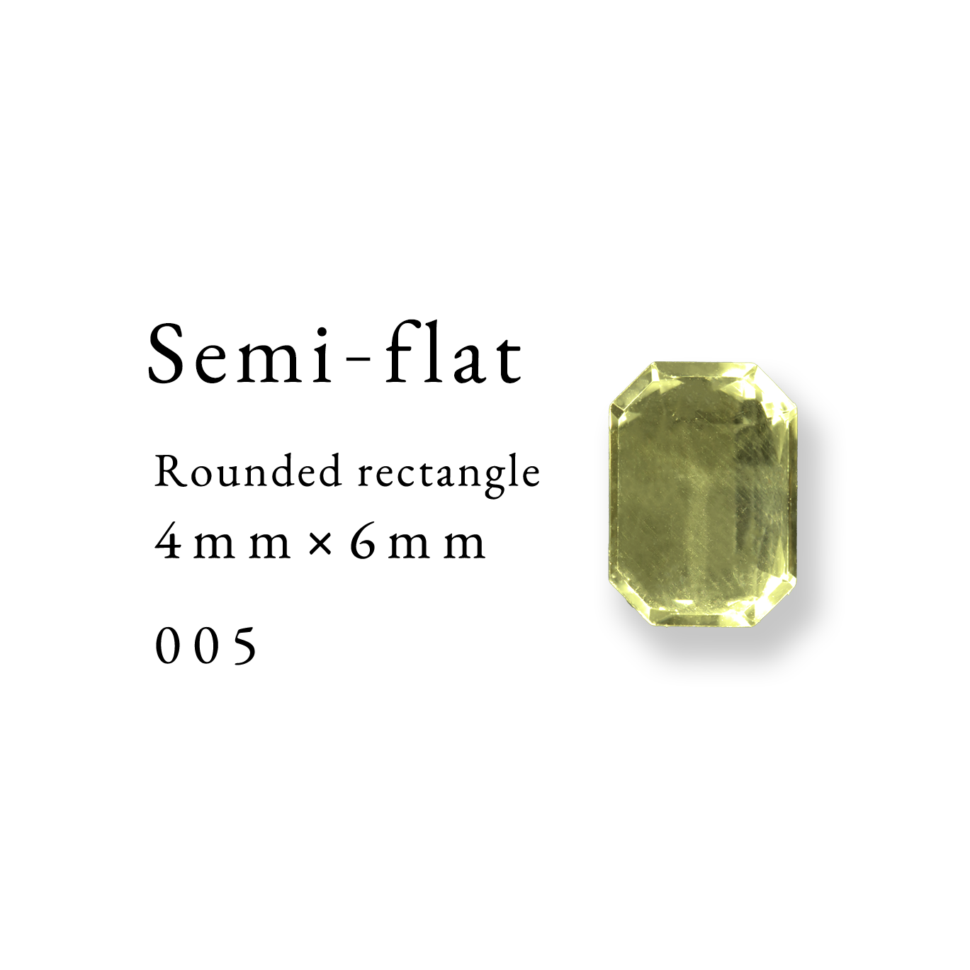 Semi-flat Rounded rectangle