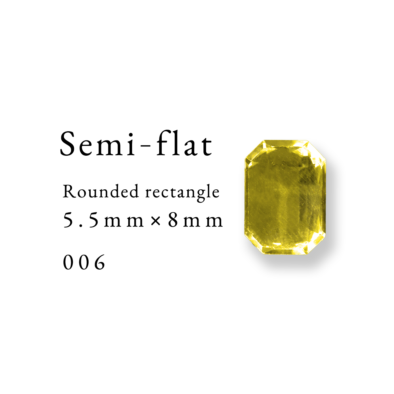 Semi-flat Rounded rectangle