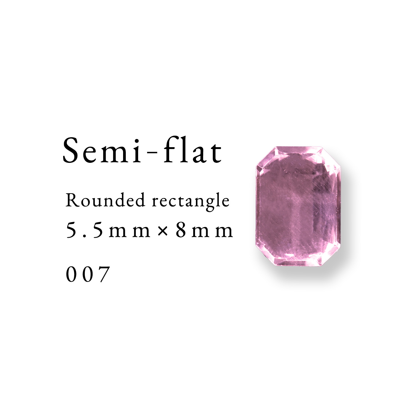Semi-flat Rounded rectangle