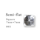 Semi-flat square