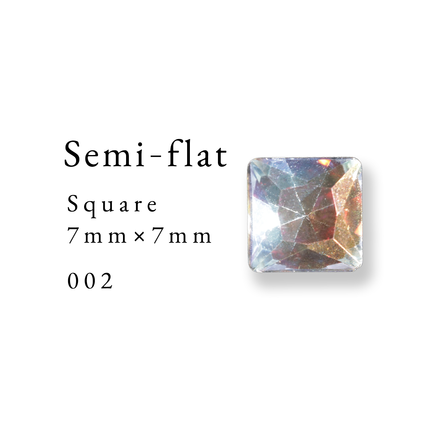 Semi-flat square